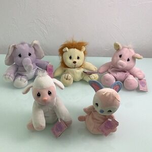 Tender Tails Precious Moments plush animals bundle of 5